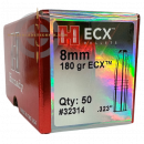 HORNADY 32314 GESCHOSSE 8MM/.323 180GR ECX™ 50 STÜCK